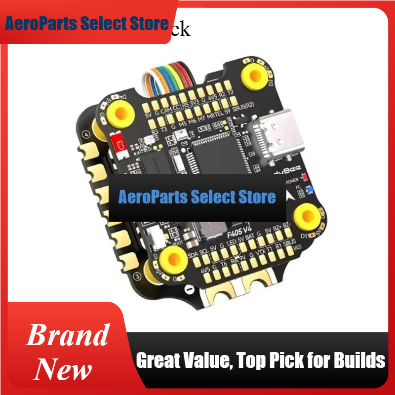 AeroParts قطعة واحدة لوحدة تحك - مراجعة Speedybee F405 V4 Bls 55A Stack وسعره