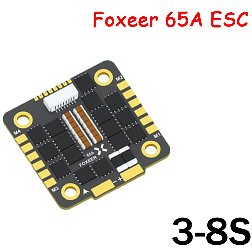 وحدة تحكم في السرعة الإلكتروني - مراجعة Foxeer Reaper F4 128K 65A Esc وسعره