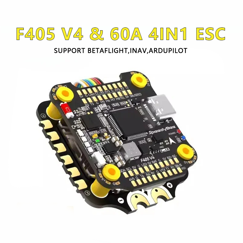 وحدة تحكم طيران SpeedyBee F405 - مراجعة Speedybee F405 V4 Bls 55A Stack وسعره